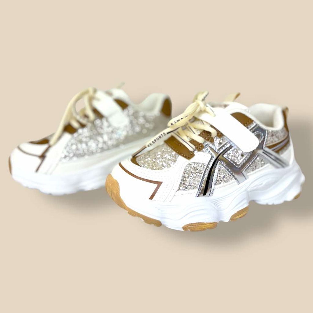 حذاء بناتي ألوان مع لمعة مميز
