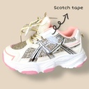 حذاء بناتي ألوان مع لمعة مميز