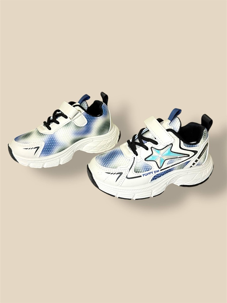 بوت أنيق للجنسين برسمة نجمة بلونين