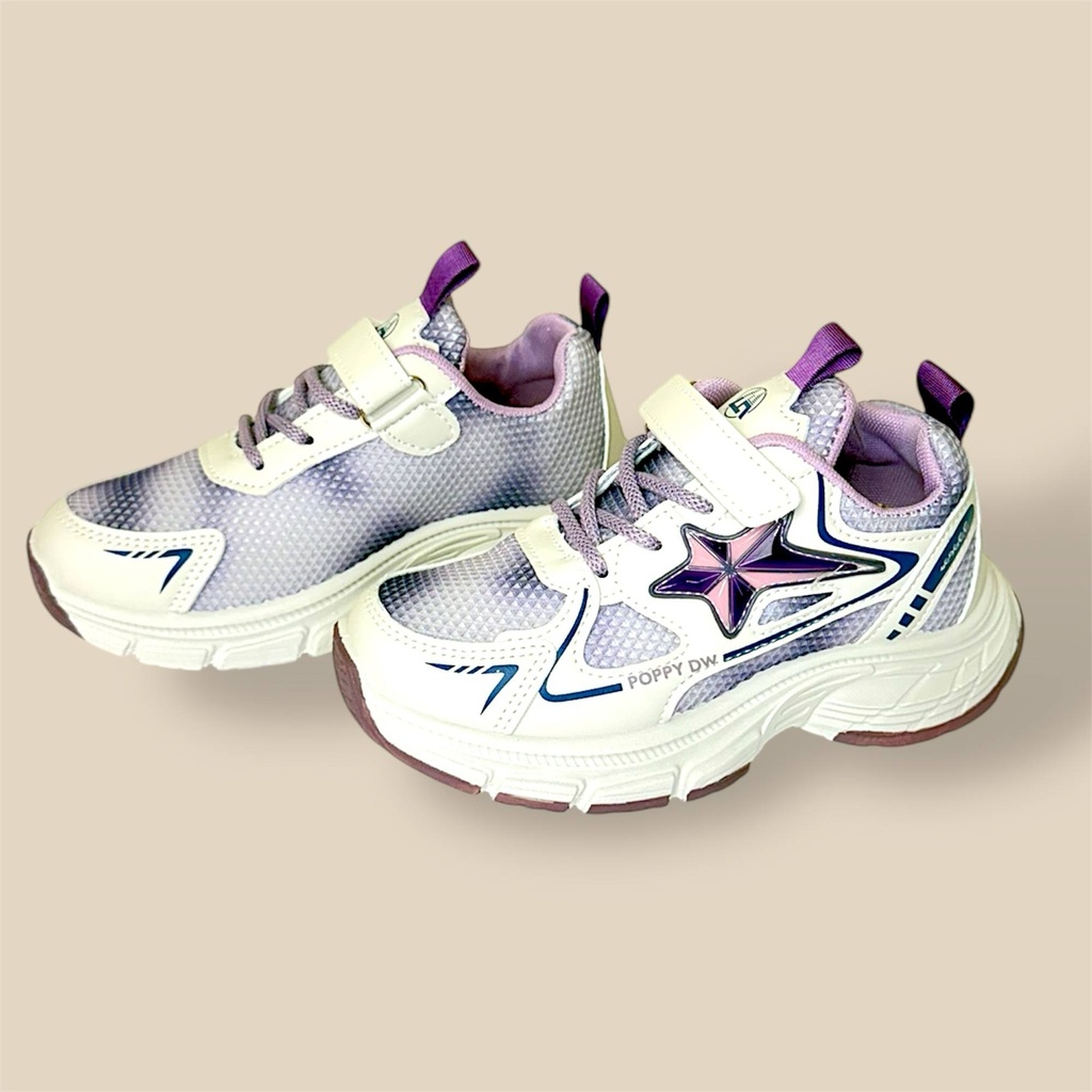 بوت أنيق للجنسين برسمة نجمة بلونين