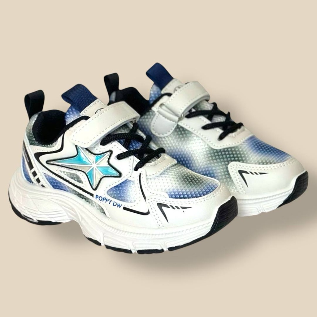 بوت أنيق للجنسين برسمة نجمة بلونين