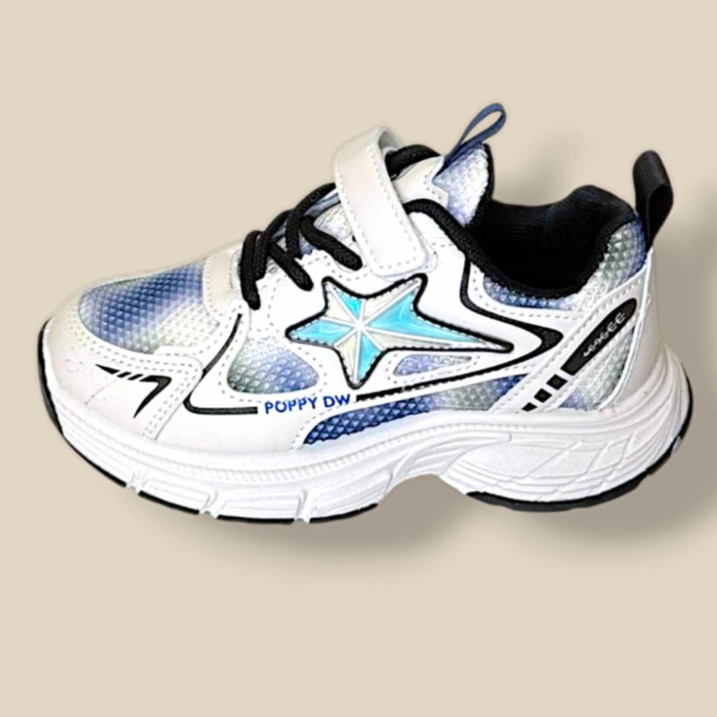 بوت أنيق للجنسين برسمة نجمة بلونين