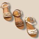 صندل بناتي Elegant قش مع خرز