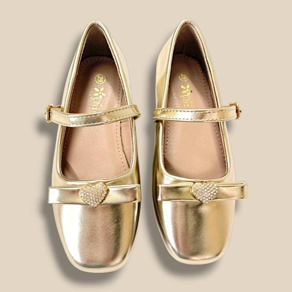 باليه بناتي ناعم بثلاث ألوان مع فيونكة أنيقة