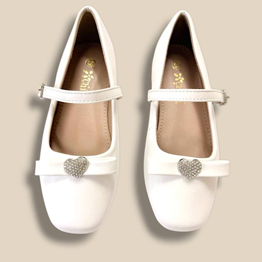 باليه بناتي ناعم بثلاث ألوان مع فيونكة أنيقة