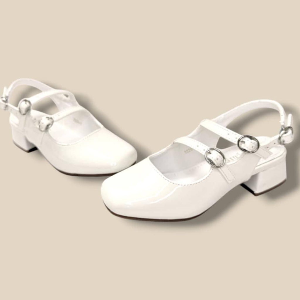 كندرة بناتي كعب بثلاث ألوان مميزة