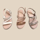 صندل بناتي بثلاث ألوان مميزة