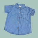 قميص جينز ولادي فاتح وغامق