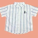 قميص ولادي أبيض مخطط