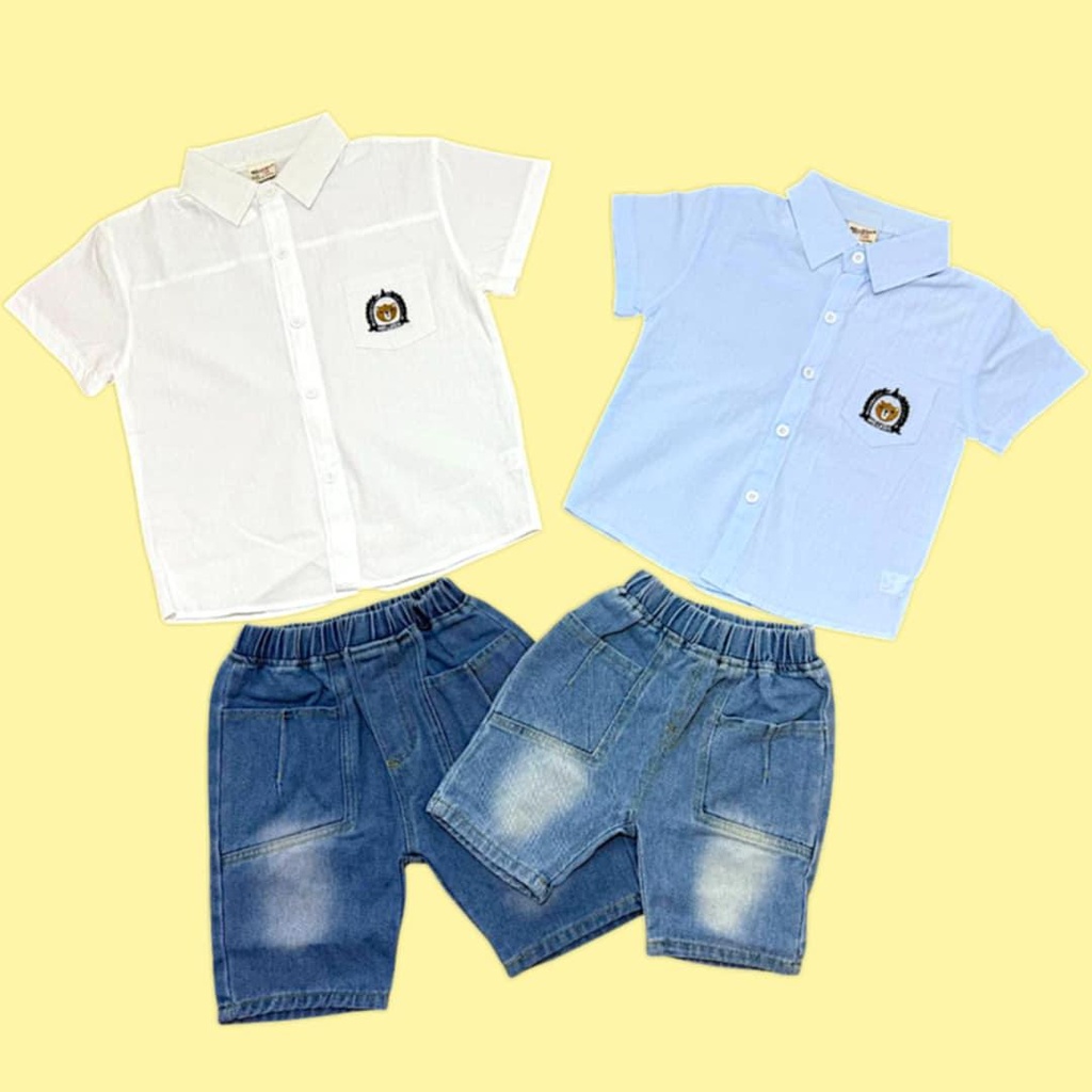 قميص ولادي سادة بلونين