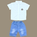 قميص ولادي سادة بلونين