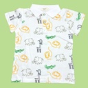 بلوزة ولادي بلونين برسومات حيوانات