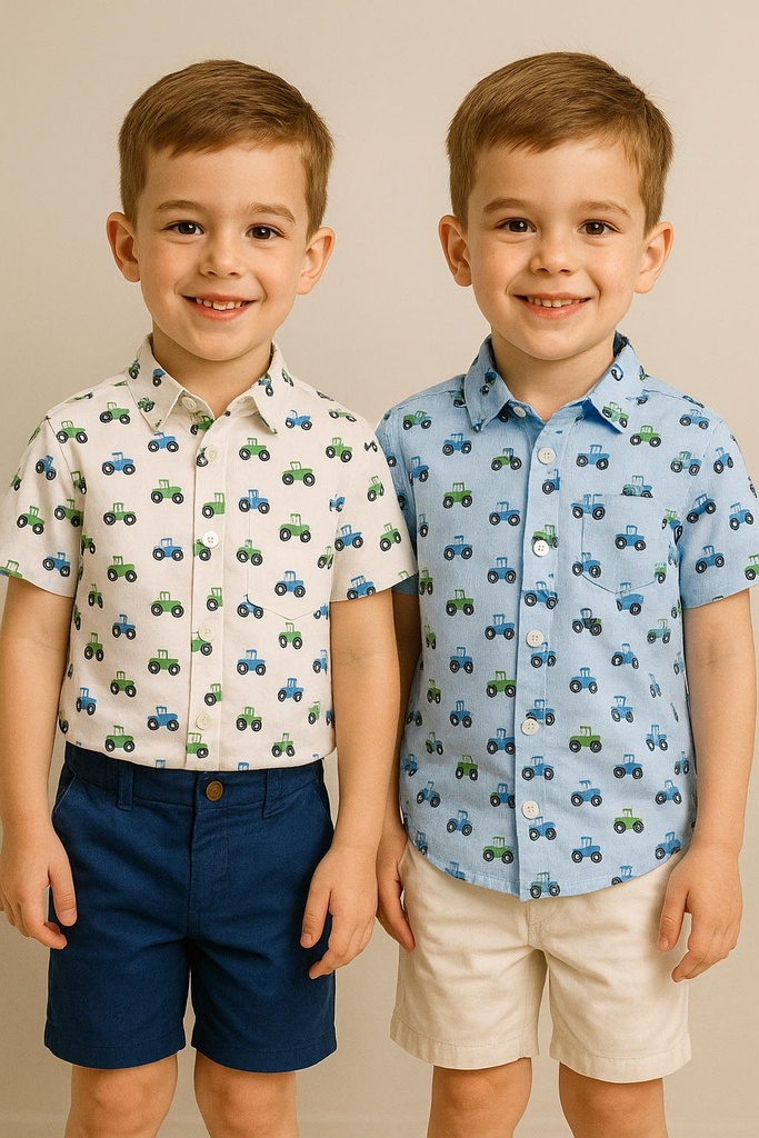 قميص ولادي مميز برسمة سيارات