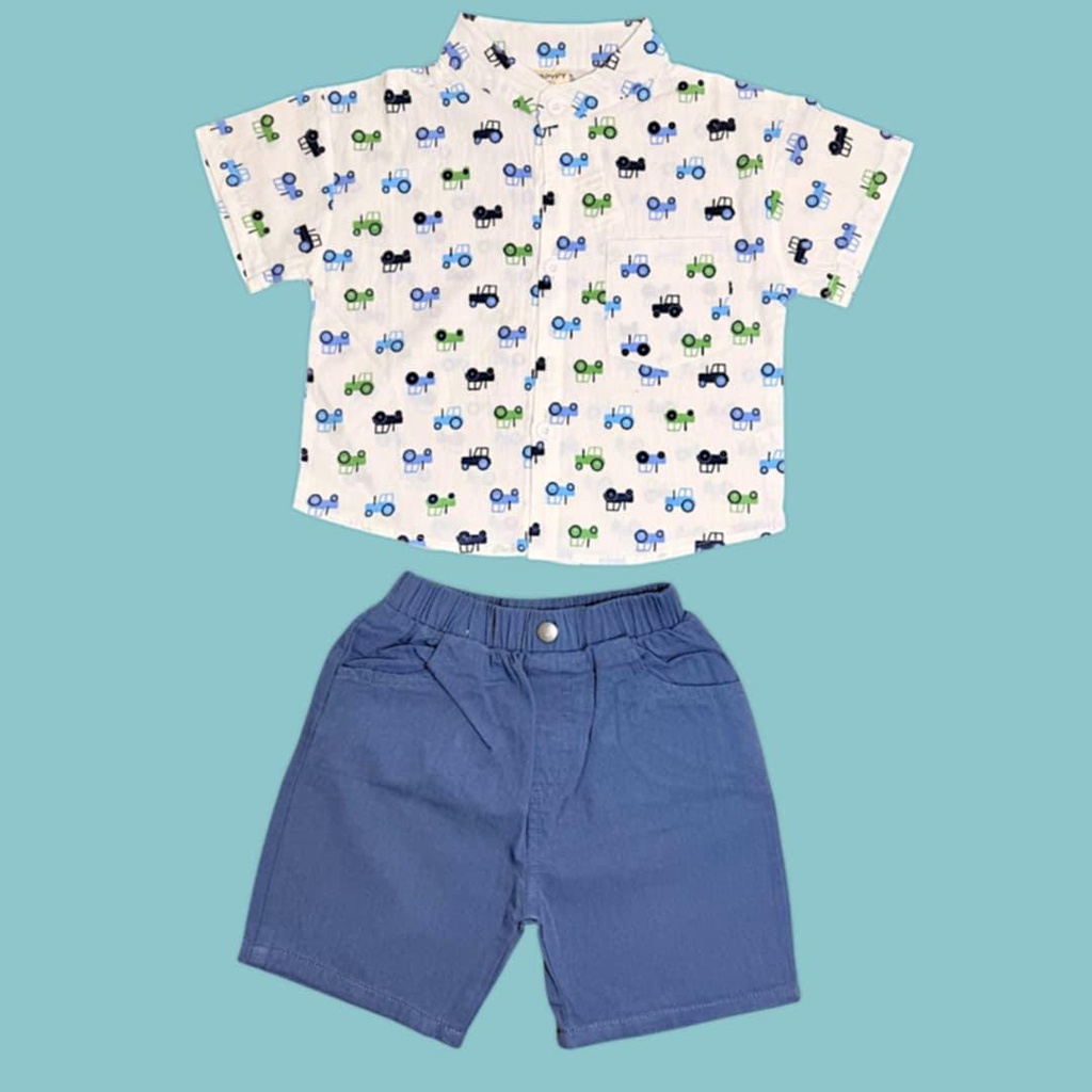 قميص ولادي مميز برسمة سيارات