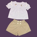 طقم بناتي مميز شورت مع قميص