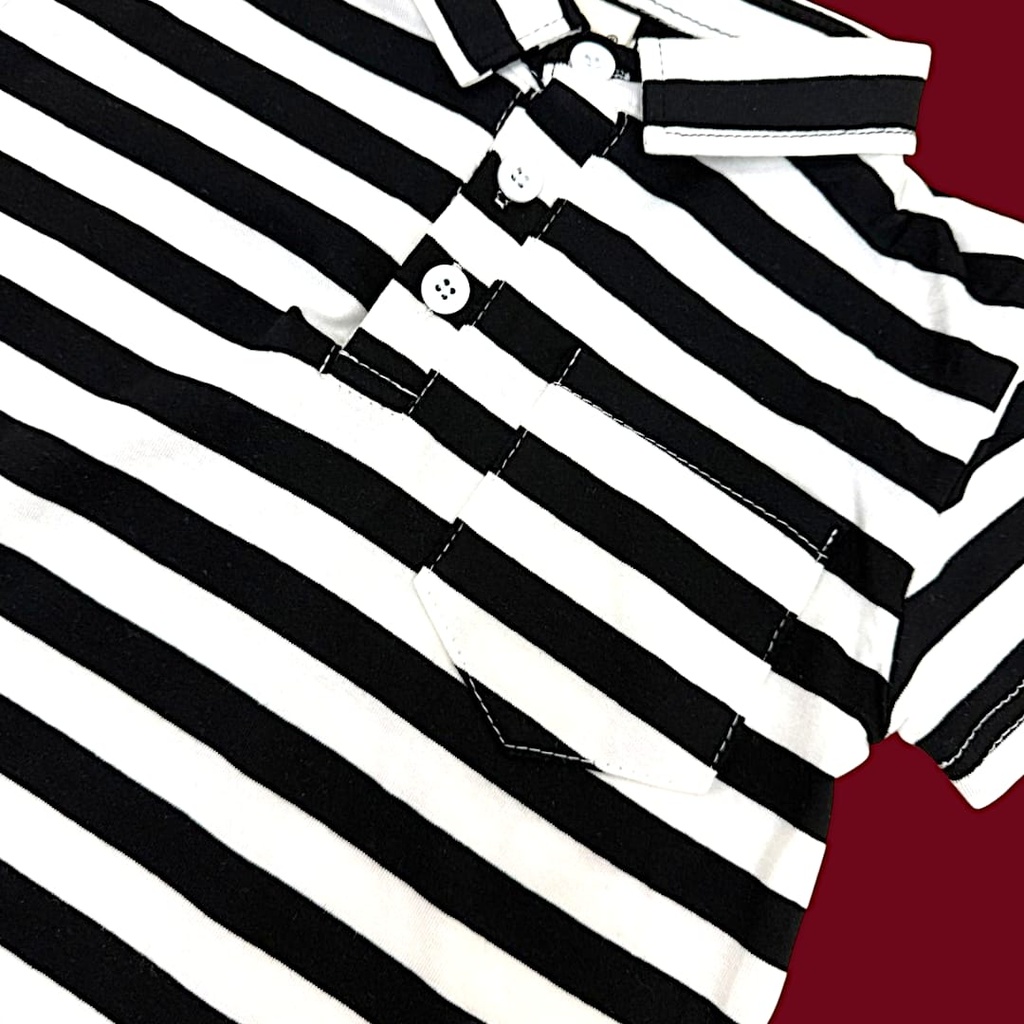 طقم ولادي بلوزة قطن مع شورت كتان