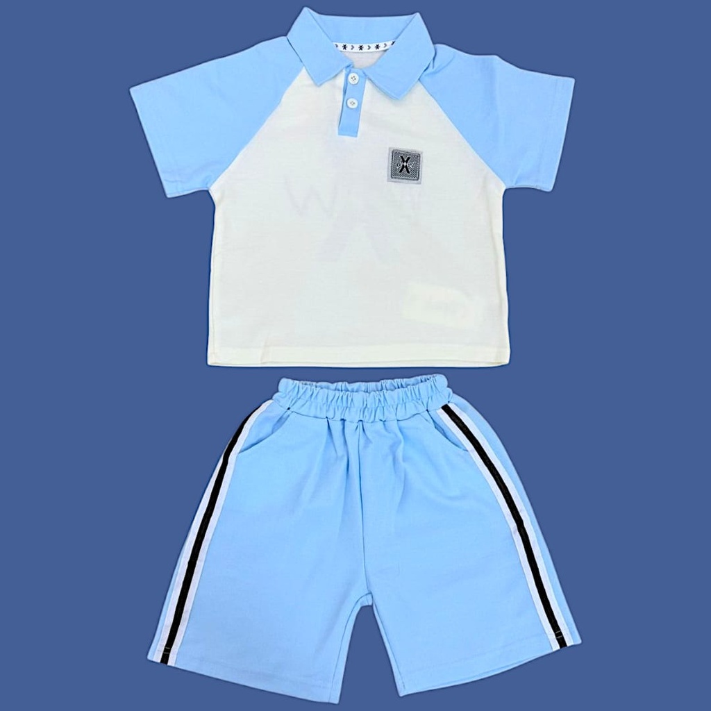 طقم ولادي بيتي بلونين مميزين