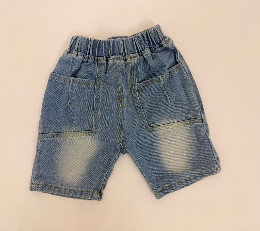 شورت جينز بلونين فاتح وغامق