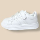 بوت أبيض بناتي سكوتش ورباط شبرة ناعم