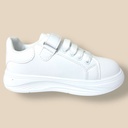 بوت أبيض بناتي سكوتش ورباط شبرة ناعم