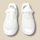 بوت أبيض مناسب للجنسين بخطين على الجنب