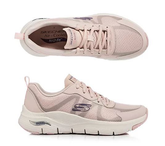 Skechers Arch Fit لون زهري