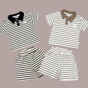 طقم ولادي بيتي قطن 100% بلونين أنيق ومميز