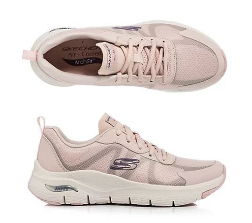 Skechers Arch Fit لون زهري