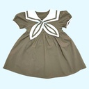 فستان مع قبة ربط